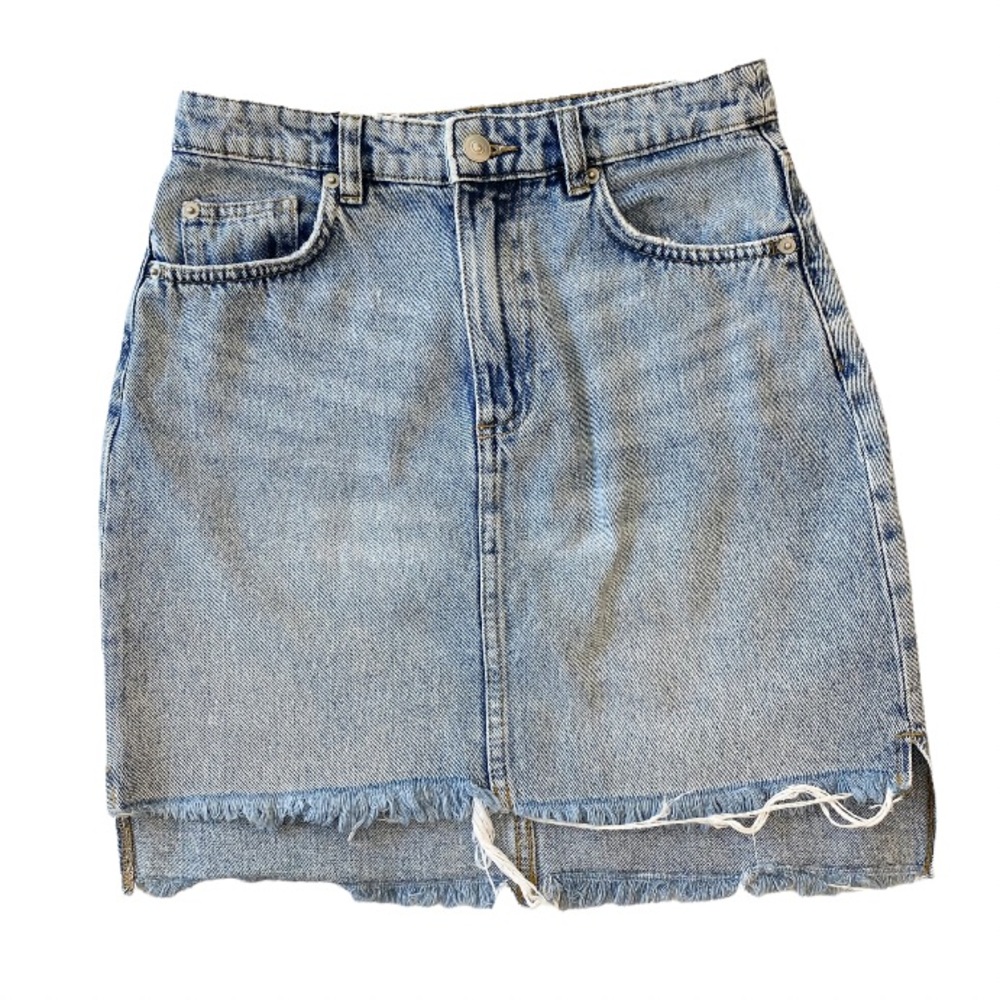 H&M Cutoff Denim Jean Skirt